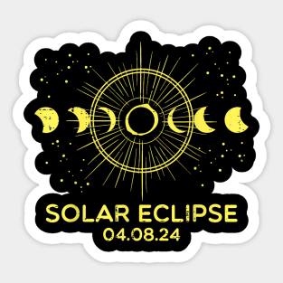 Total Solar Eclipse 2024 Totality April 8 Gift For Men Women Sticker